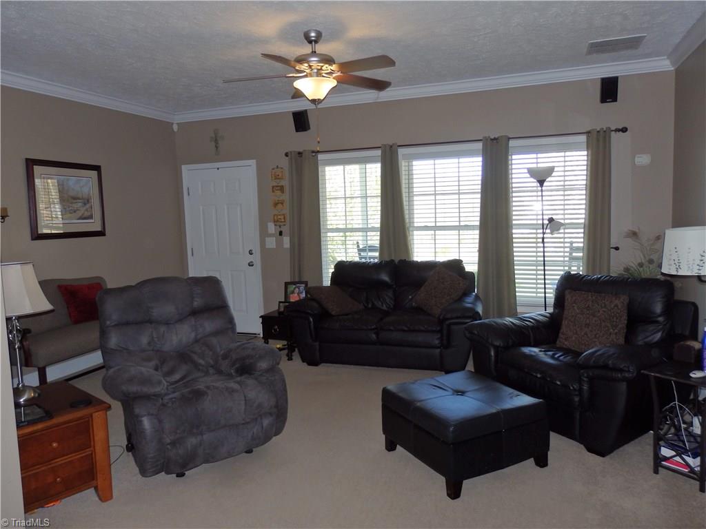 2252 Ross Wood Road Trinity, NC 27370 - Photo 7 of 30 living room with ceiling fans