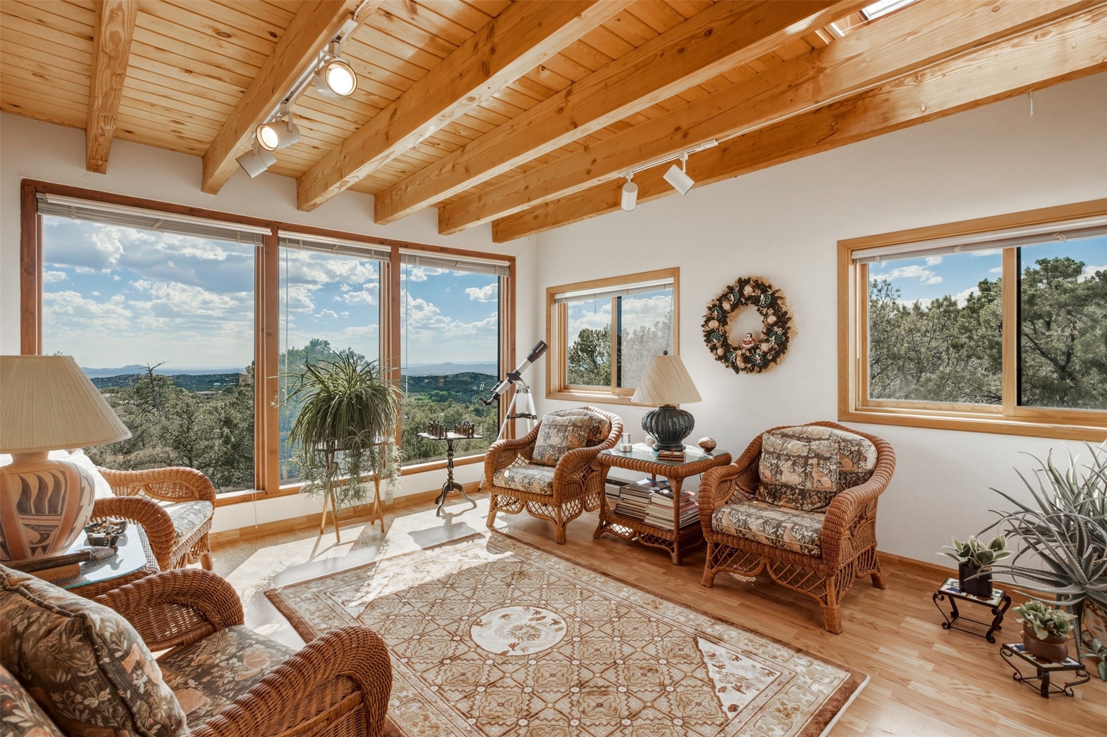 32 Overlook Road Santa Fe, NM 87505 - Photo 49 of 89 Den with Huge Views