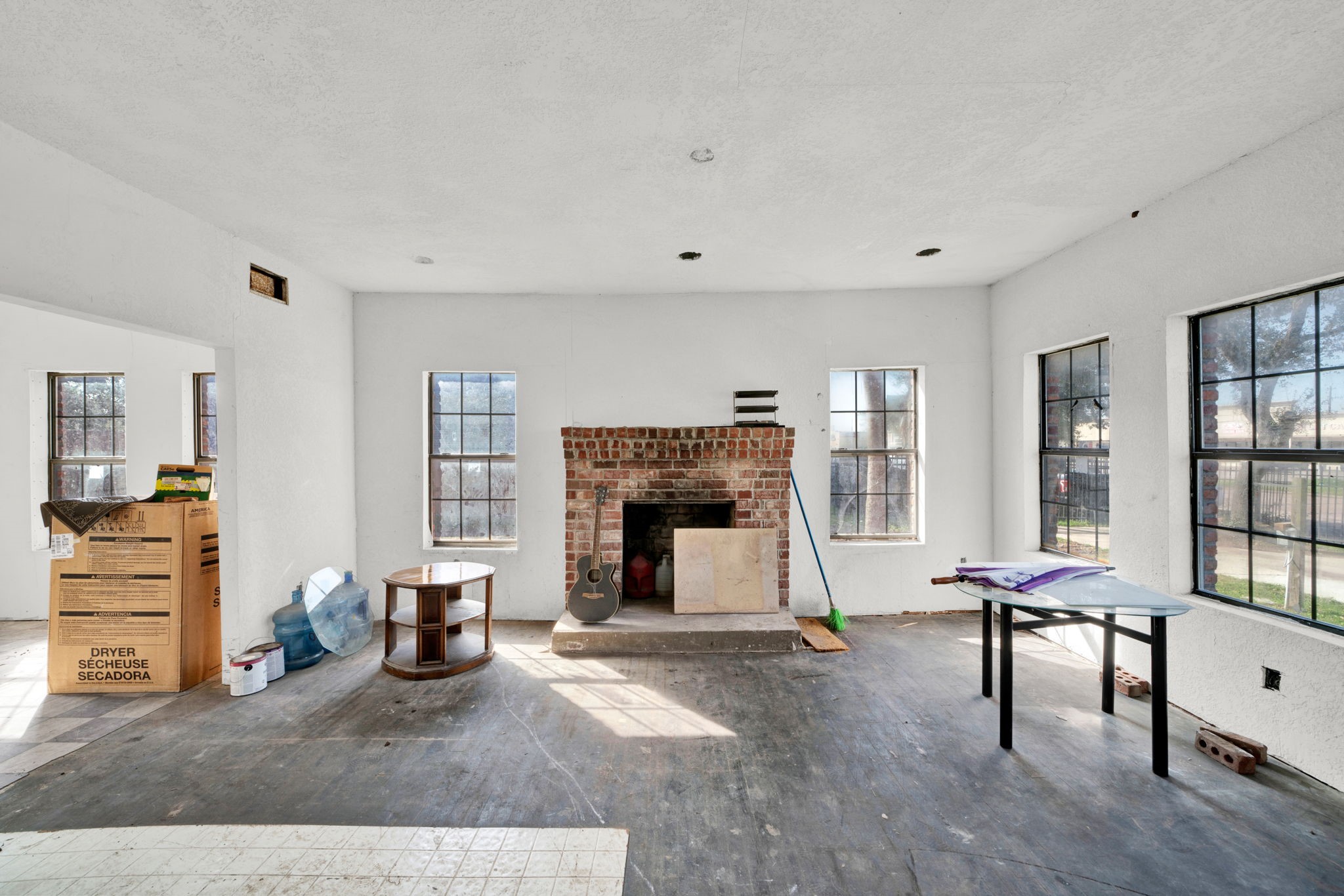 3727 Broadway Street Houston, TX 77017 - Photo 15 of 43 a living room with furniture and a fireplace