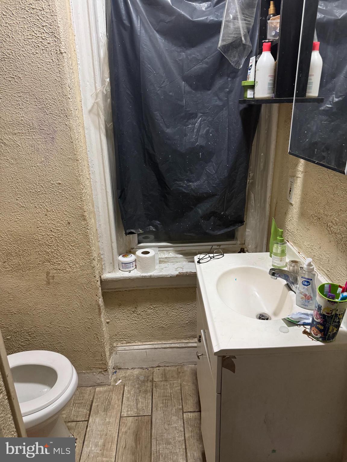 6356 Wheeler Street Philadelphia, PA 19142 - Photo 8 of 9 a bathroom with a sink and a mirror