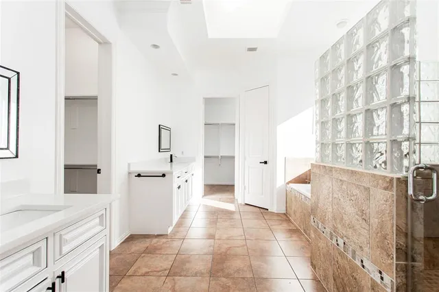 a view of closet area