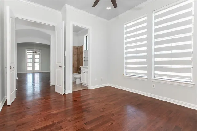 wooden floor in an empty room