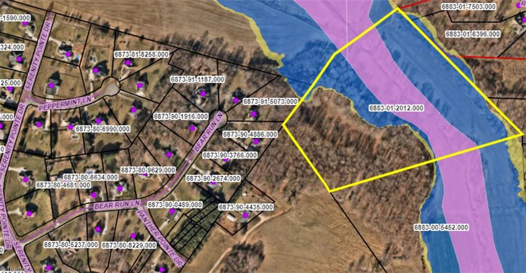 0 High Point Road Kernersville, NC 27284 - Photo 14 of 14 Flood map from Forsyth Co. Arcgis