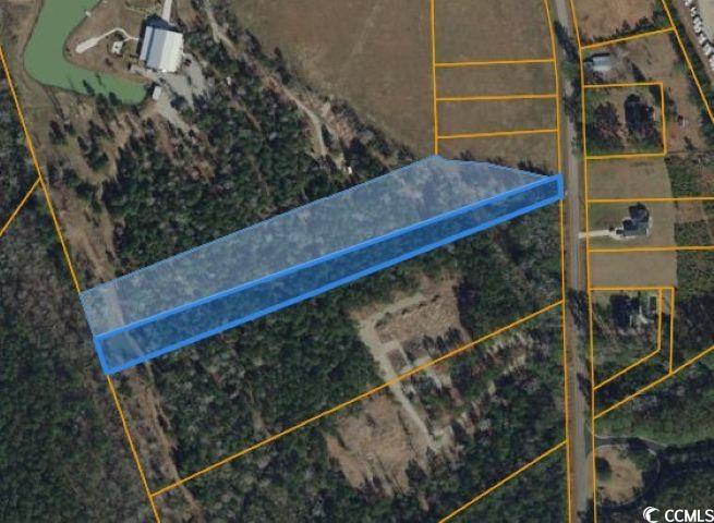 Tbd Old Buck Creek Road Longs, SC 29568 - Photo 4 of 4 Aerial view of property's location featuring property parcel outlined