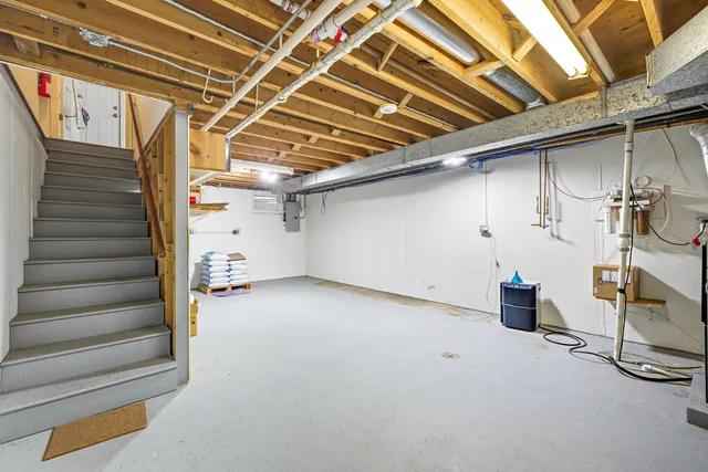 a view of a storage room