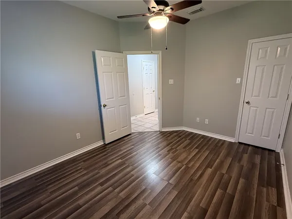wooden floor in an empty room