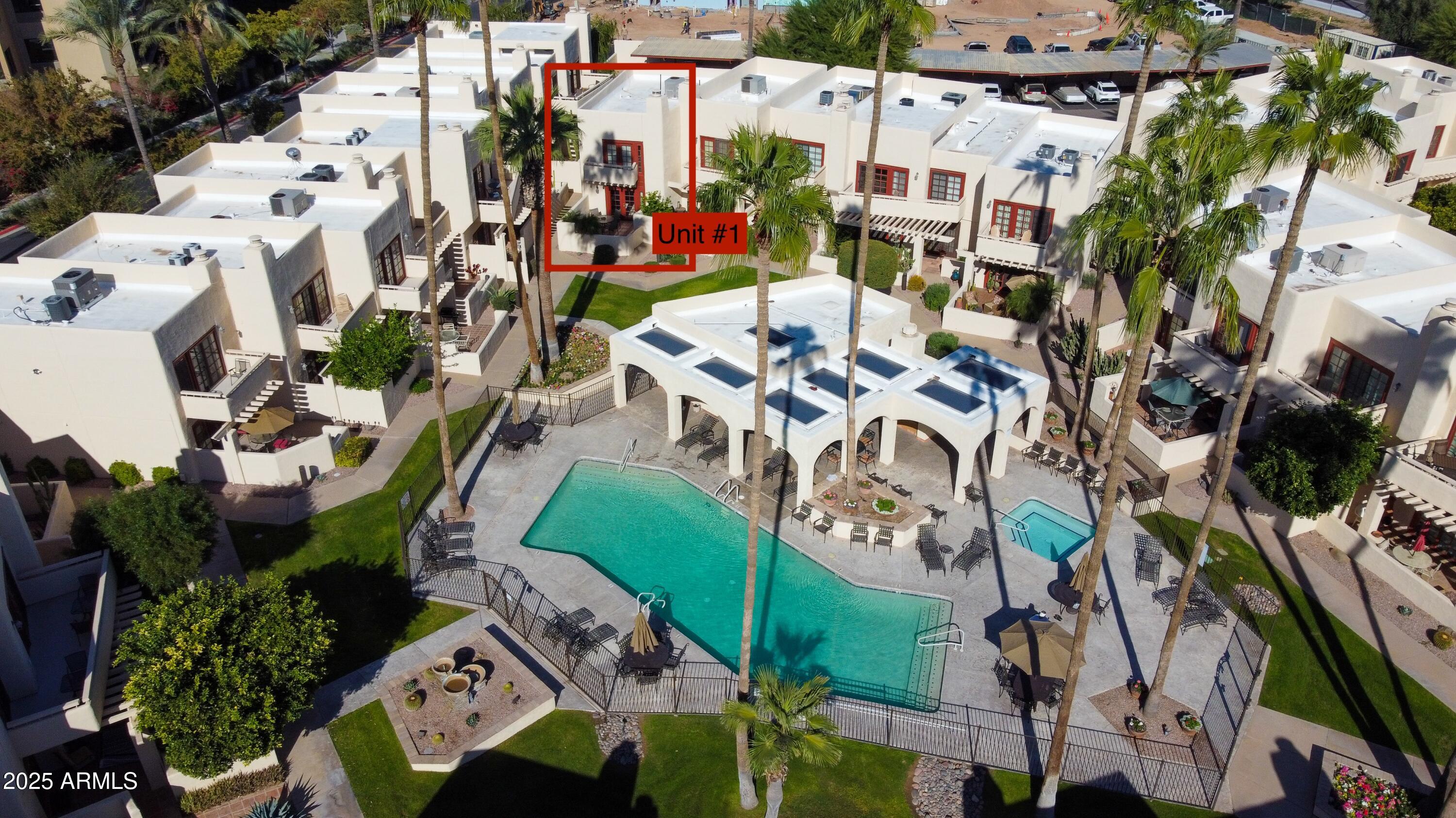 6150 North Scottsdale Road, Unit 1 Paradise Valley, AZ 85253 - Photo 6 of 41 Drone 2