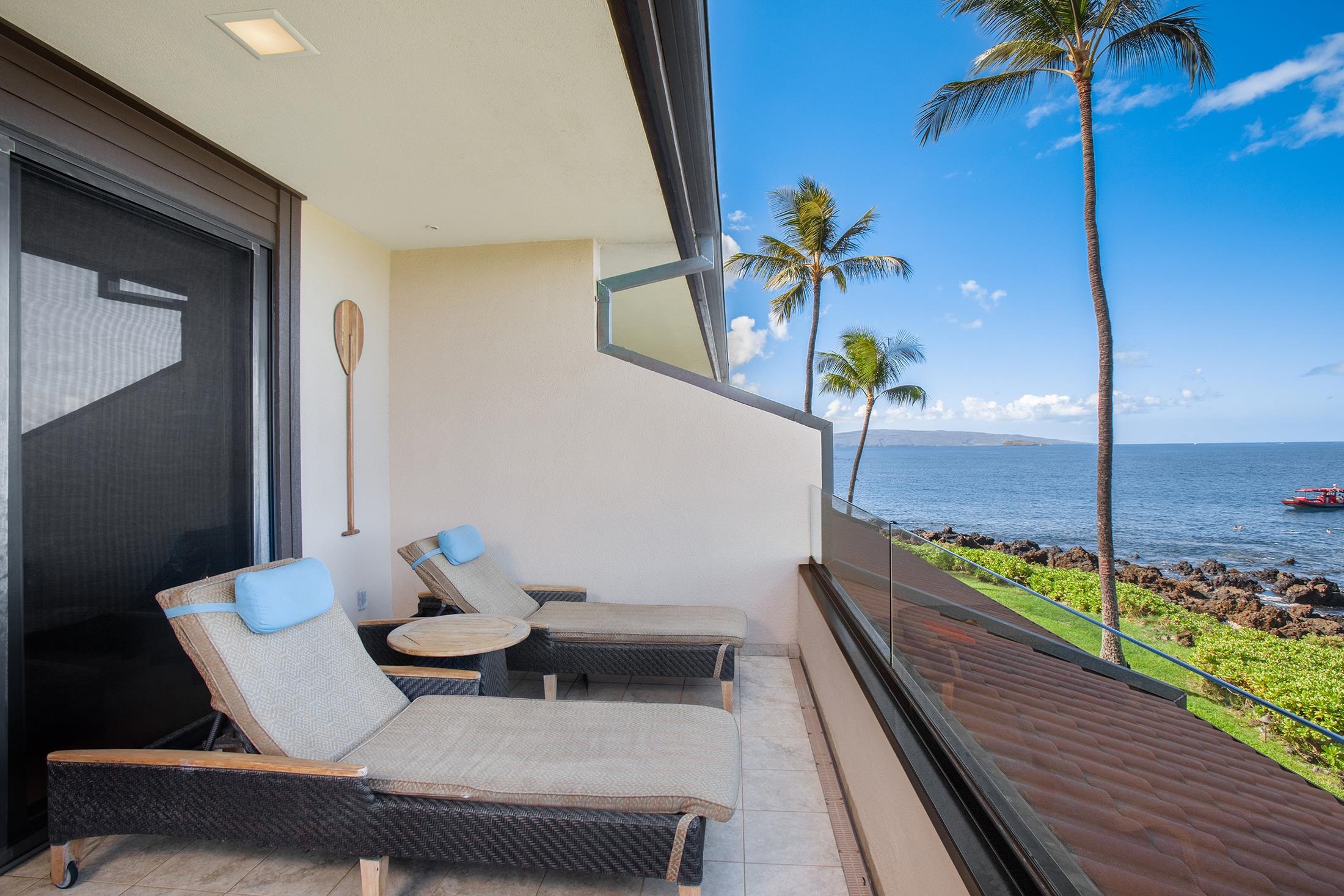 4850 Makena Alanui Road, Unit F207 Kihei, HI 96753 - Photo 2 of 34 a view of balcony with lounge chair