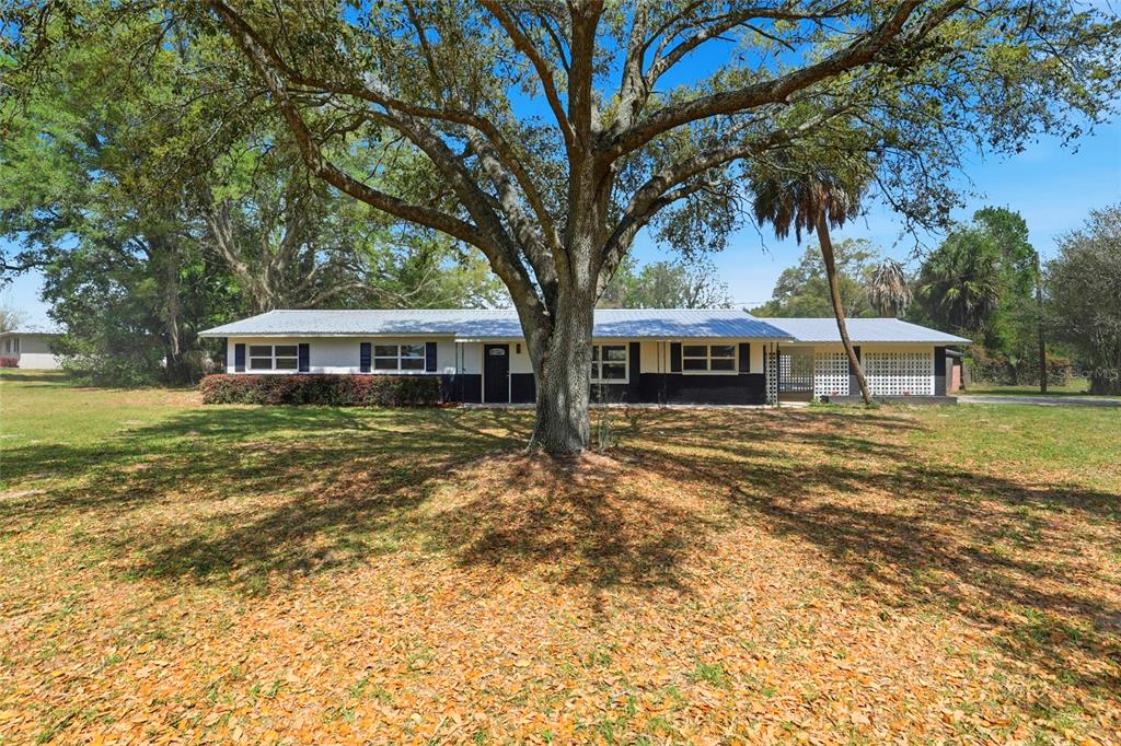 980 Southwest 105th Street Trenton, FL 32693 - Photo 38 of 43 a front view of a house with a garden and tree