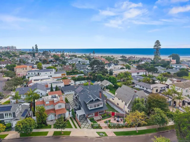 a view of a city with tall buildings