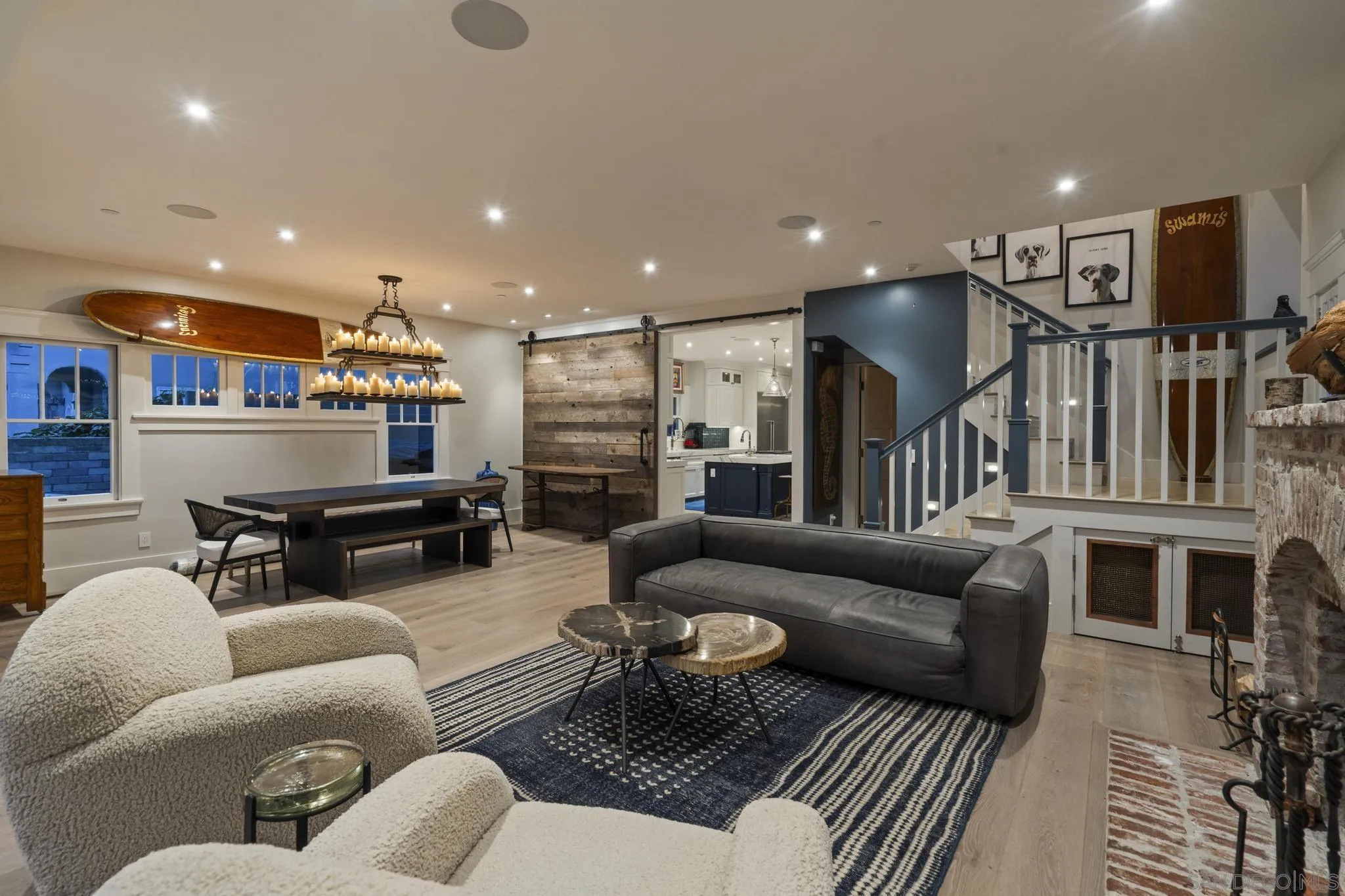 1027 G Avenue Coronado, CA 92118 - Photo 10 of 59 a living room with furniture and a flat screen tv
