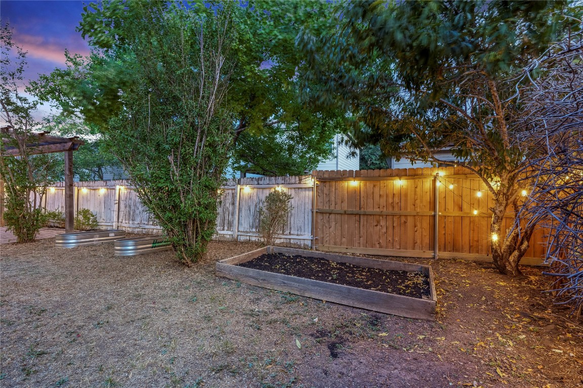 8609 Claude Court Austin, TX 78747 - Photo 20 of 30 a view of a yard with a tree
