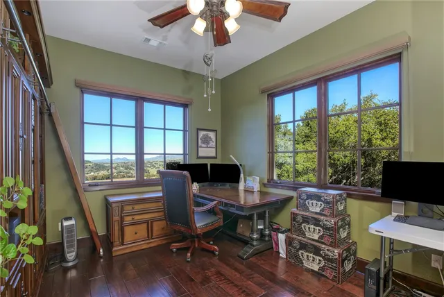 a room with furniture and window