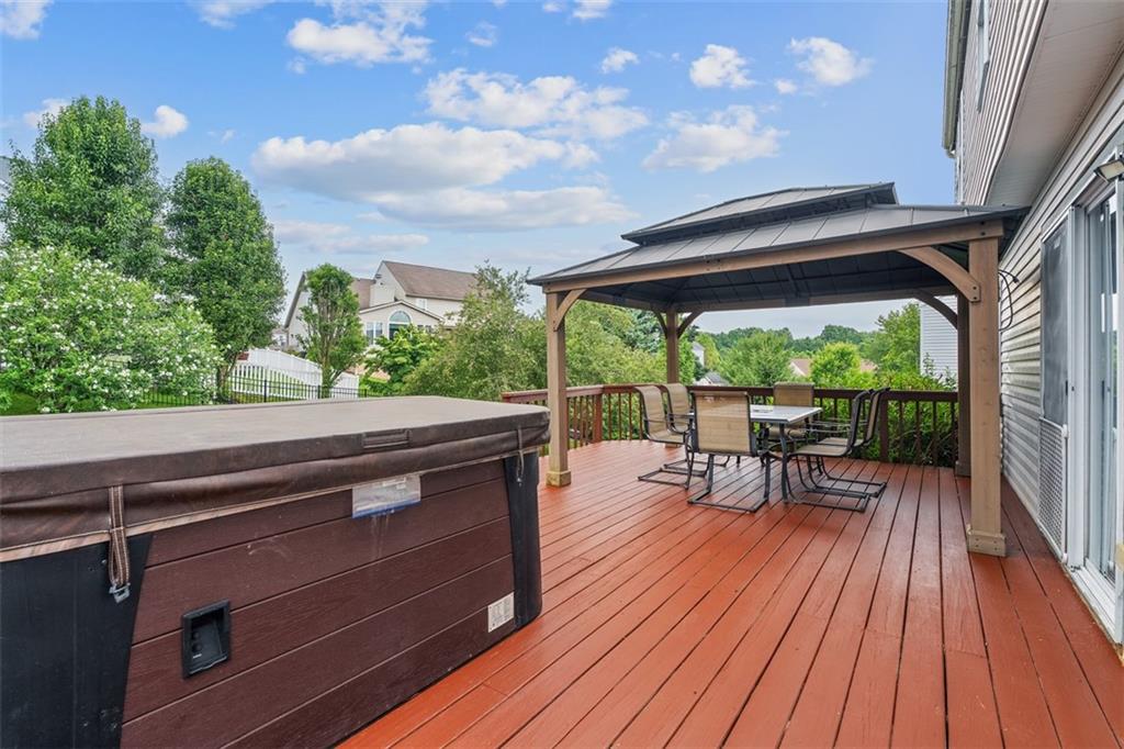 53 Peters Road Greensburg, PA 15601 - Photo 38 of 44 Huge rear deck with gazebo