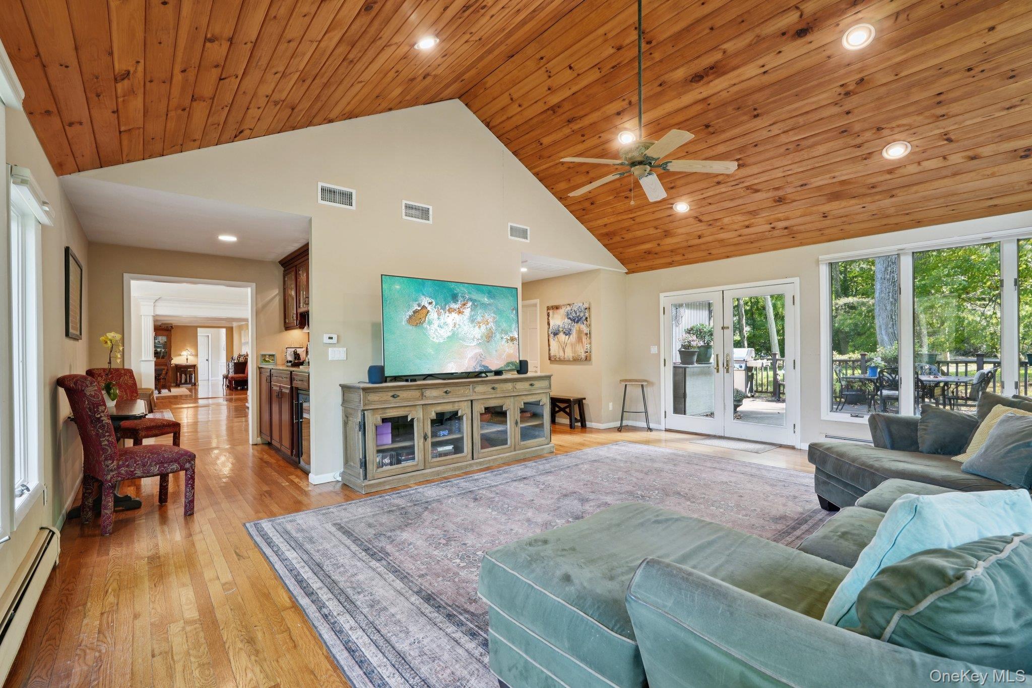 11 Old Phillips Hill Road New City, NY 10956 - Photo 12 of 42 a living room with furniture and a flat screen tv