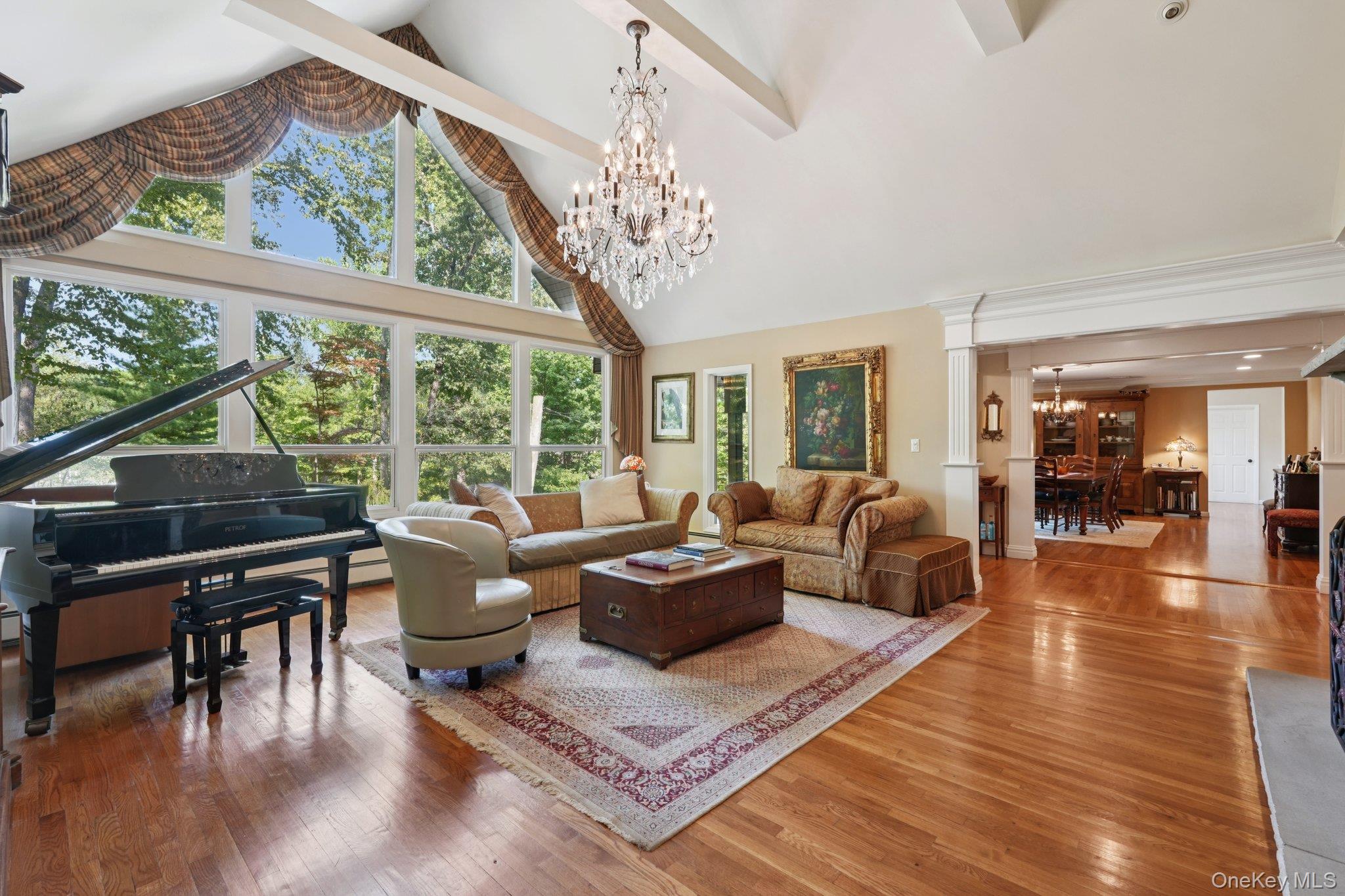 11 Old Phillips Hill Road New City, NY 10956 - Photo 2 of 42 a living room with furniture and a large window