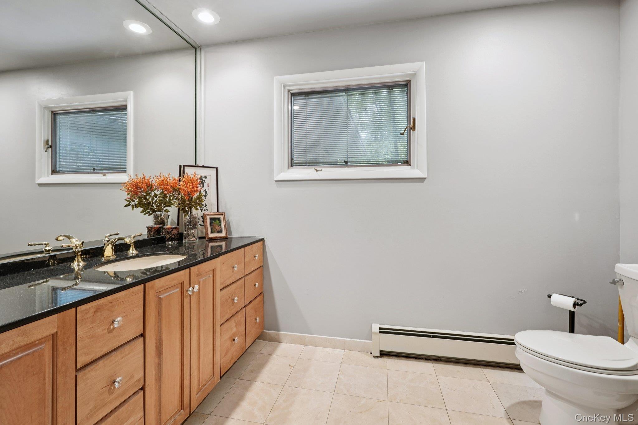 11 Old Phillips Hill Road New City, NY 10956 - Photo 26 of 42 a bathroom with a toilet sink and mirror