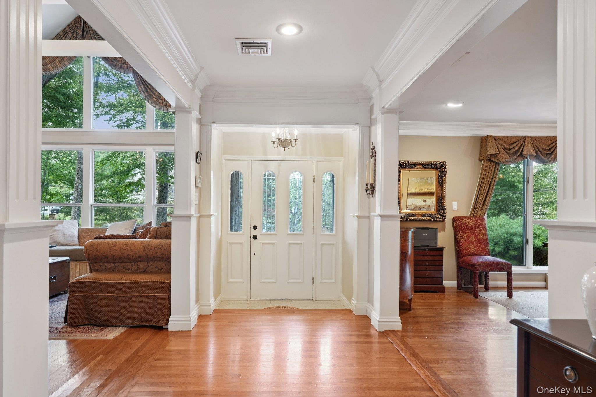 11 Old Phillips Hill Road New City, NY 10956 - Photo 34 of 42 a living room with furniture and large windows