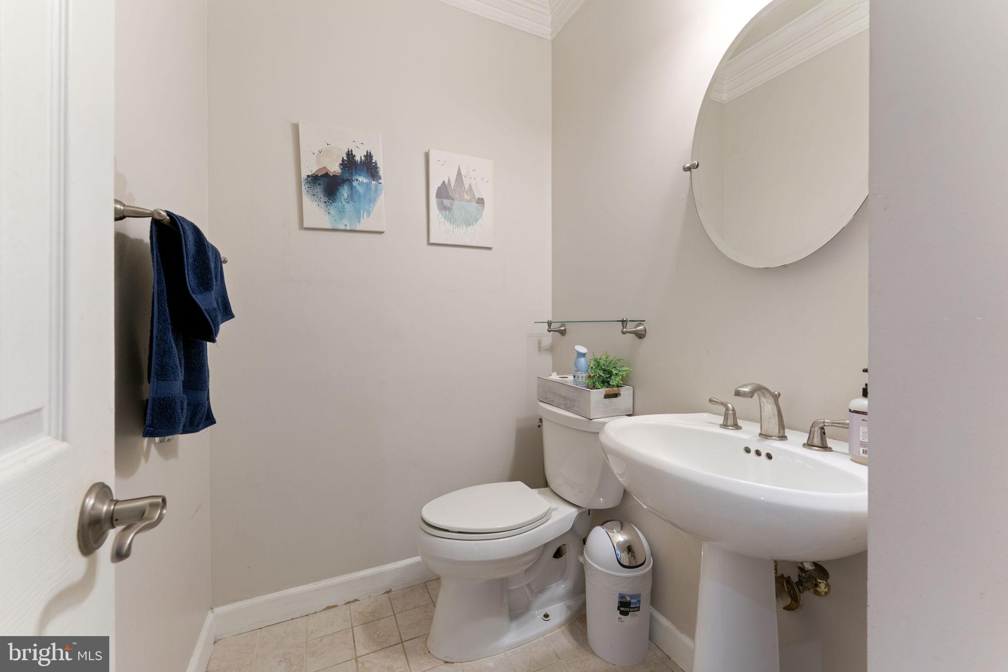 2113 Arrowleaf Drive Vienna, VA 22182 - Photo 8 of 40 a bathroom with a toilet sink and mirror