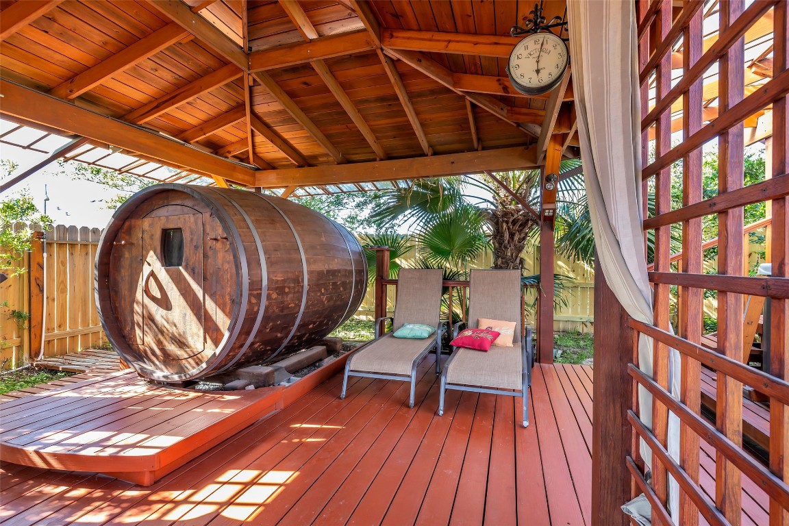 10022 Darrell Springs Lane Tomball, TX 77375 - Photo 23 of 27 a view of porch with seating area