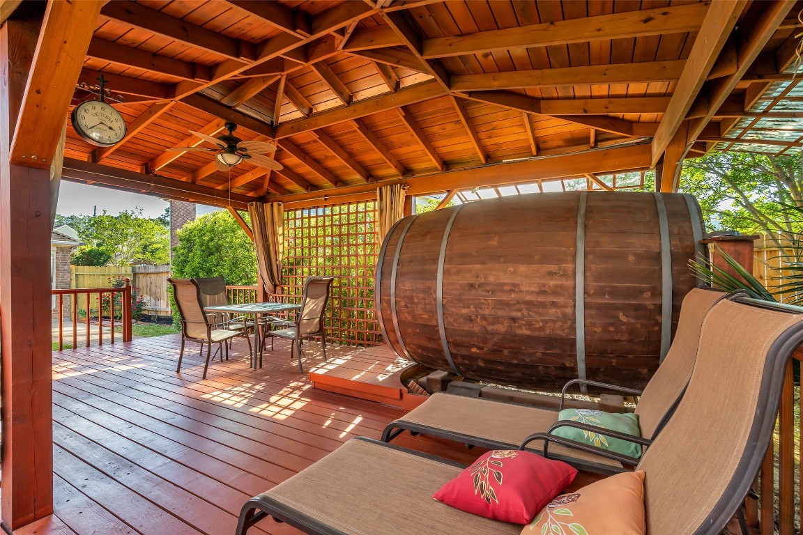10022 Darrell Springs Lane Tomball, TX 77375 - Photo 26 of 27 a view of porch with seating space