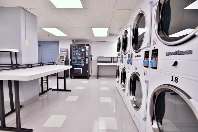 a view of a city with tall buildings