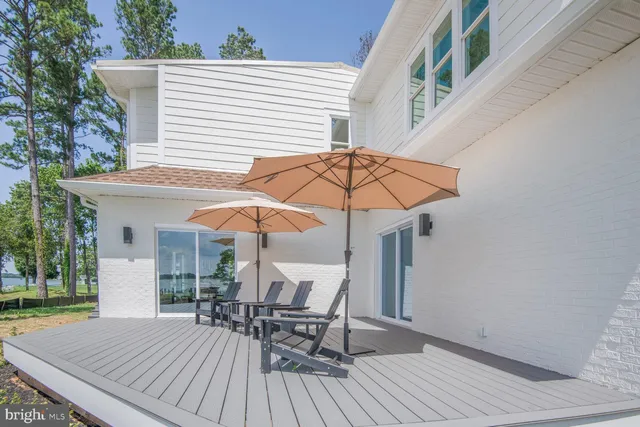 a view of a window with a desk