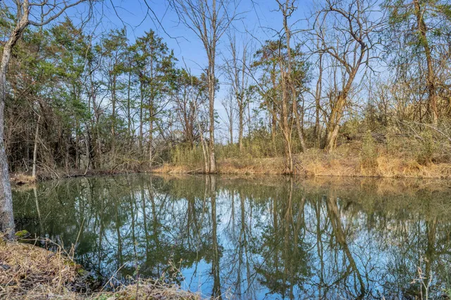 a view of lake with mountain