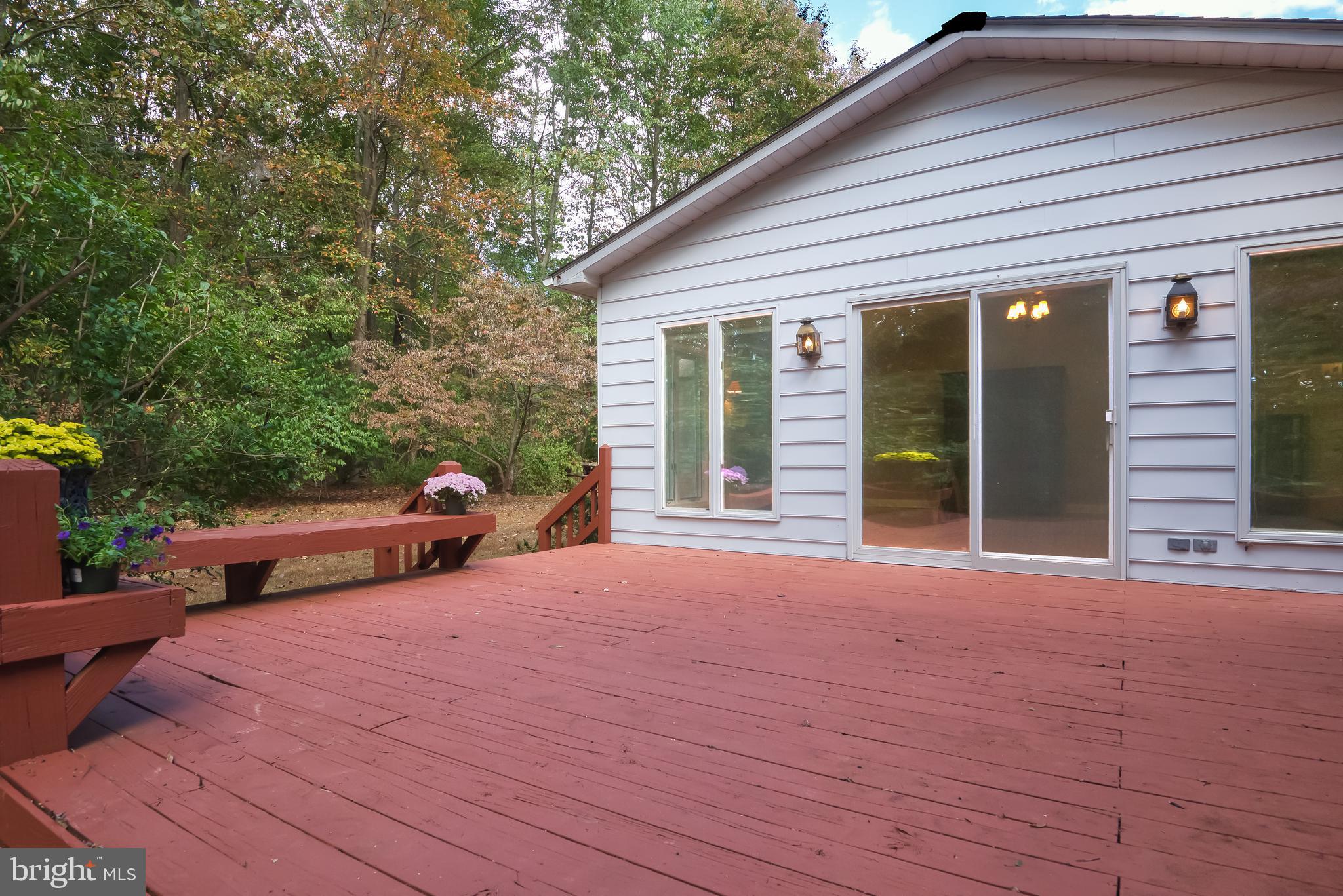 1480 Bollinger Road Westminster, MD 21157 - Photo 38 of 58 Outside deck runs along back of house.