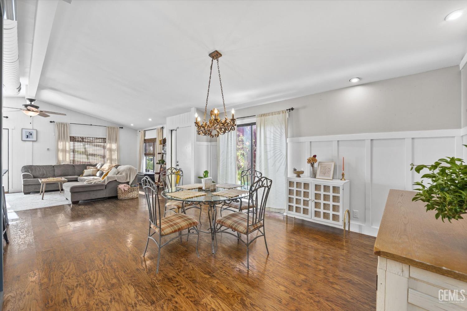 Undisclosed Address Bakersfield, CA 93306 - Photo 12 of 39 a view of a livingroom with furniture and wooden floor