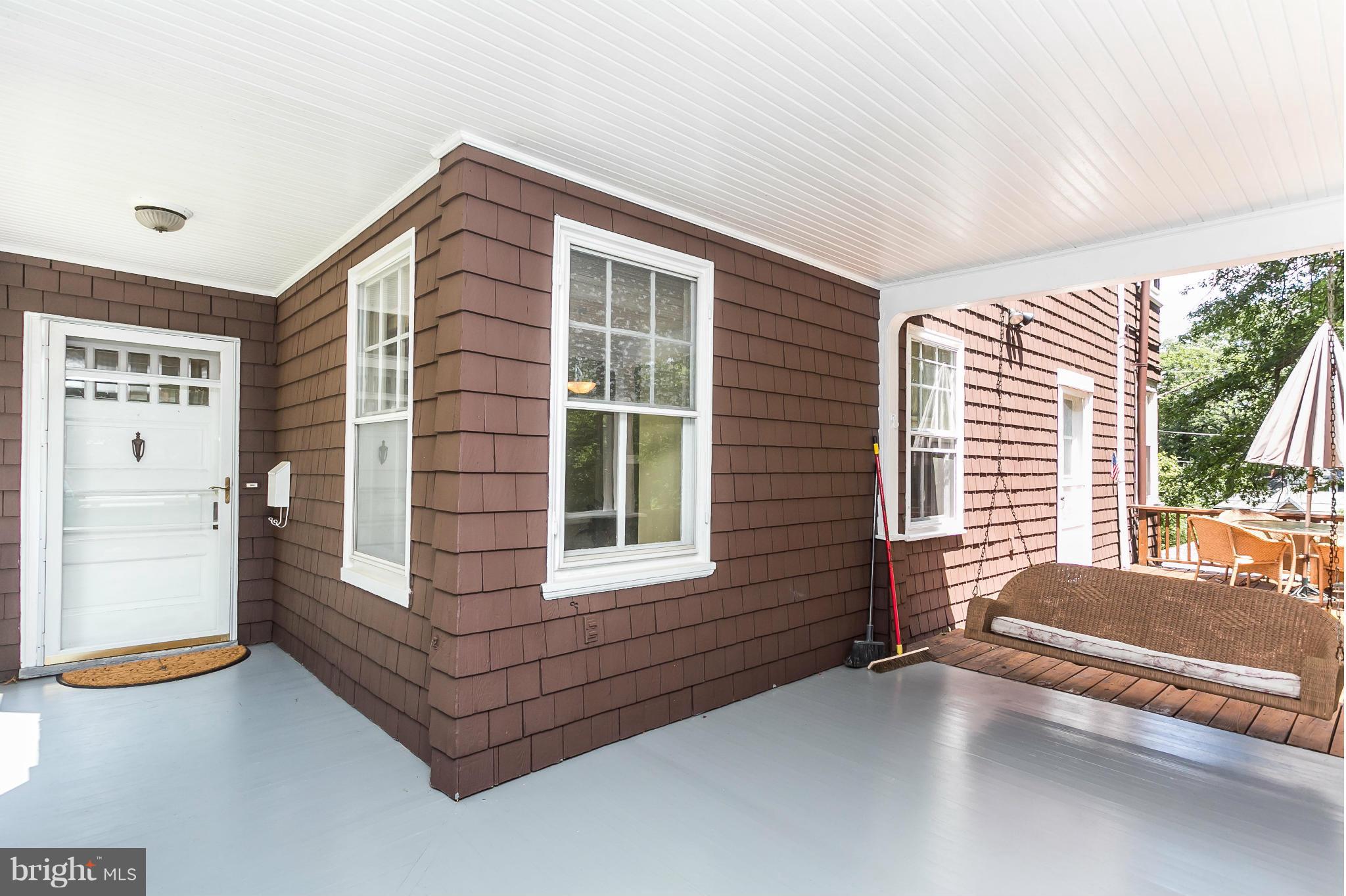 Covered Porch with Swing
