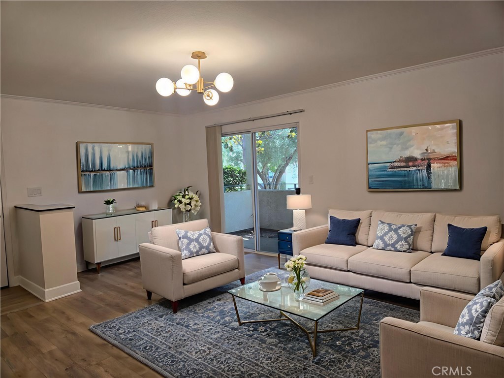 4201 Las Virgenes Road, Unit 114 Calabasas, CA 91302 - Photo 7 of 27 Living room (in a different angle) virtually staged