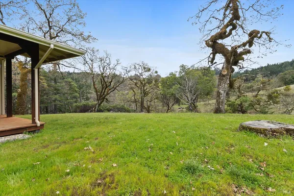 a view of statue in the garden