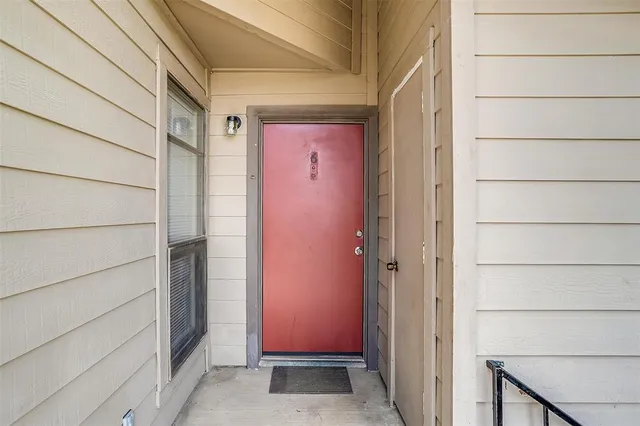 a door with a wooden door