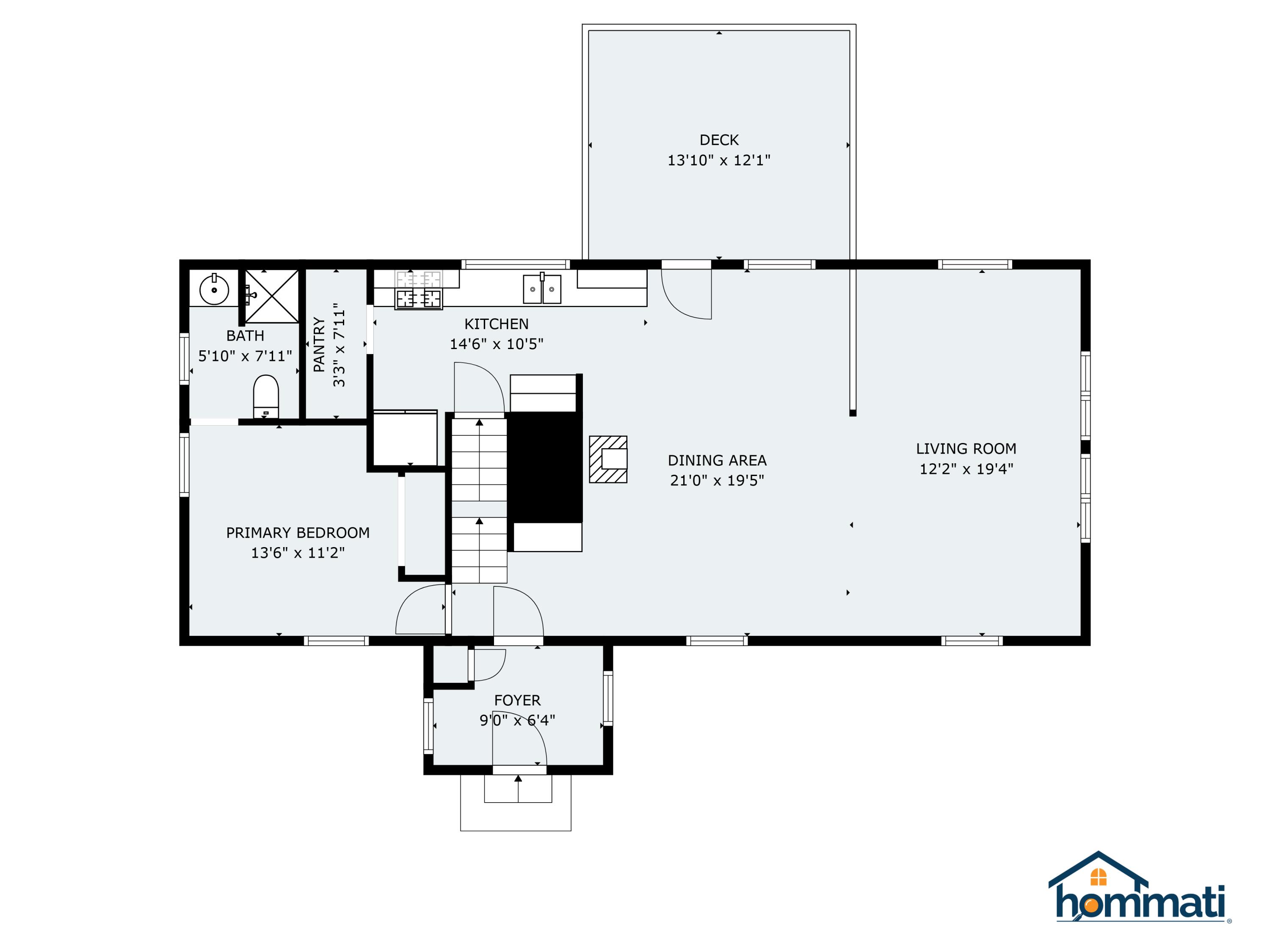 61 Granite Farm Road Brunswick, ME 04011 - Photo 65 of 65 1st Floor Plan
