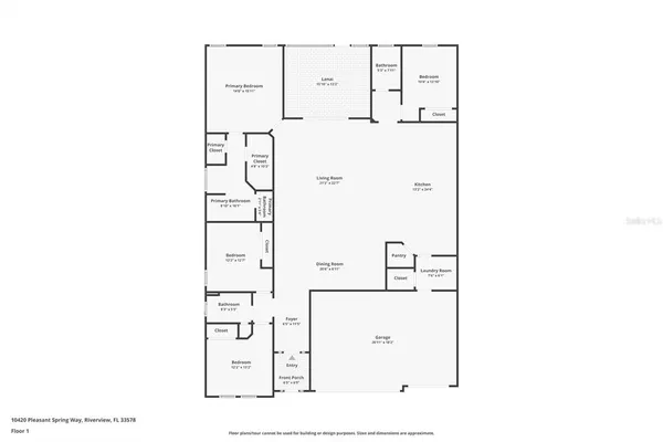 $449,999 | 10420 Pleasant Spring Way, Riverview, FL 33578
