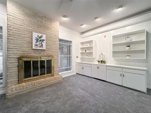 a room with storage and utility