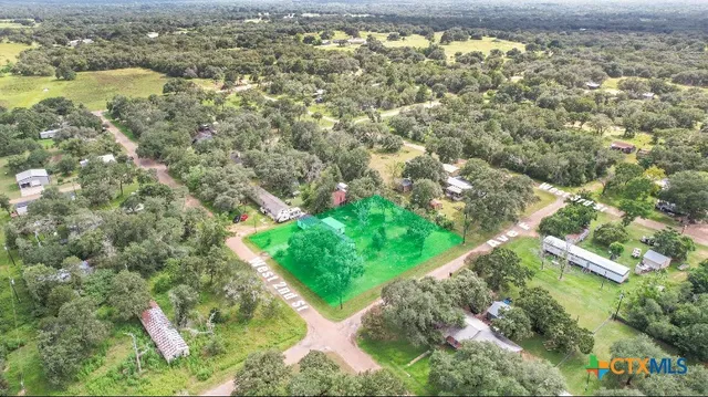 a view of a lake with a city
