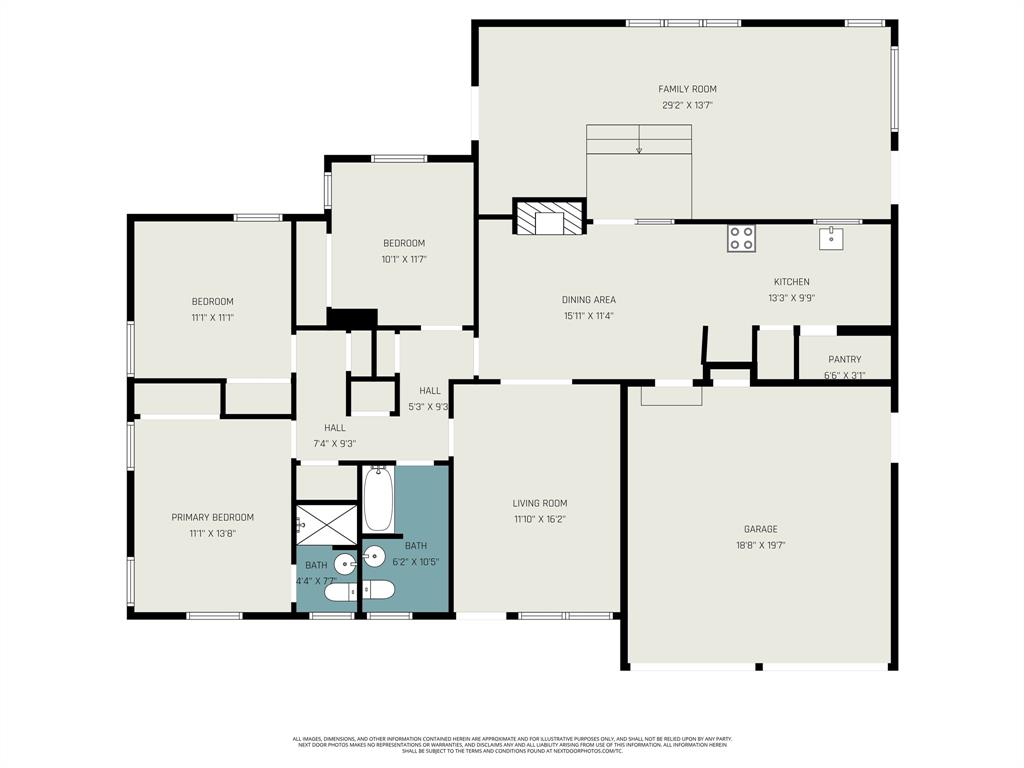 808 Ravenwood Drive Arlington, TX 76013 - Photo 27 of 27 a picture of floor plan