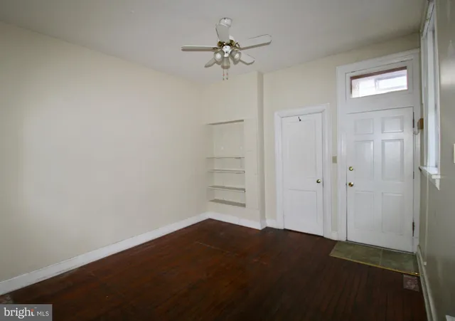 wooden floor in an empty room