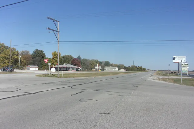 a view of a terrace with a bench