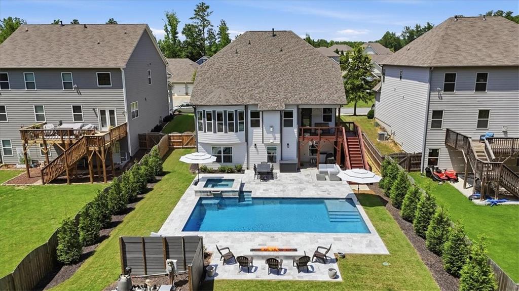 6265 Privet Way Cumming, GA 30028 - Photo 34 of 47 an aerial view of a house