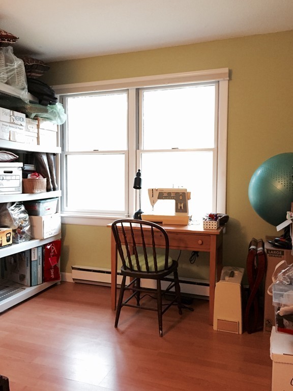 14 Gulf Road Pelham, MA 01002 - Photo 20 of 30 a view of workspace with wooden floor and windows