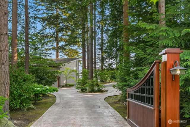 a view of a house with a tree in front of it