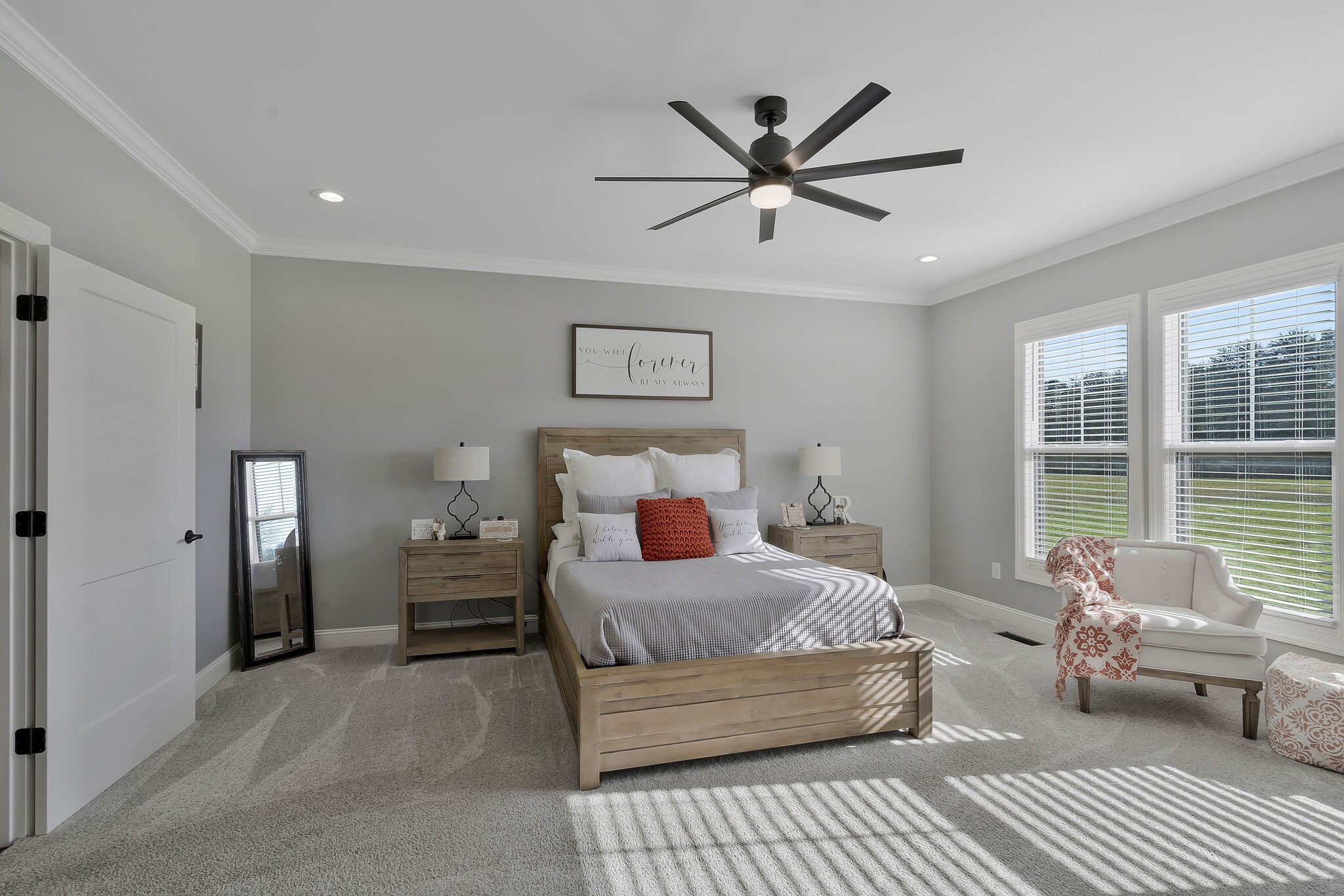 3125 Riley Creek Road Normandy, TN 37360 - Photo 20 of 53 a bedroom with a large bed couch and a window