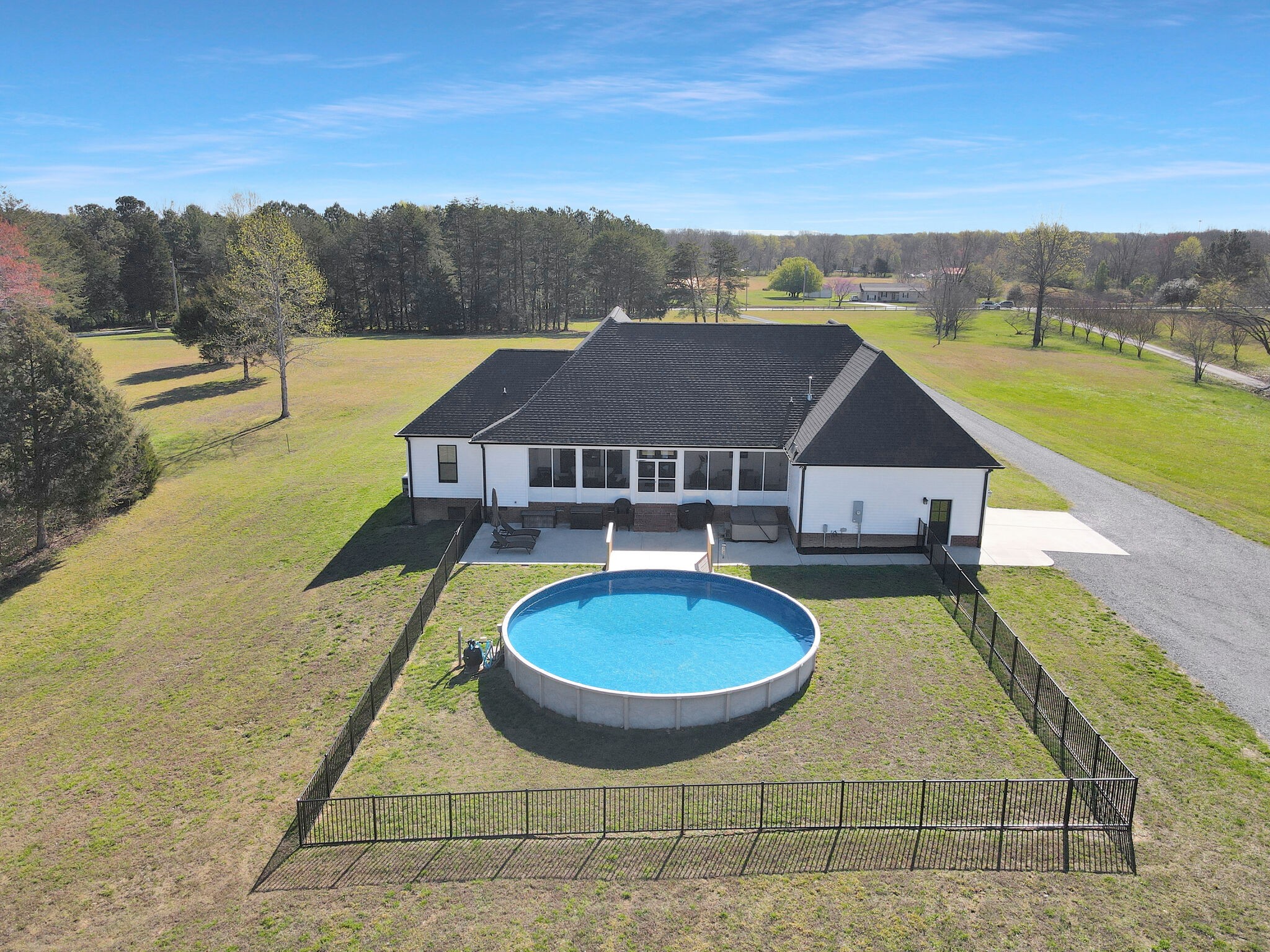 3125 Riley Creek Road Normandy, TN 37360 - Photo 44 of 53 a aerial view of a house with pool