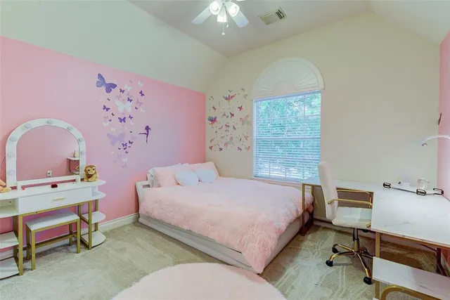 a view of a yard with a swimming pool