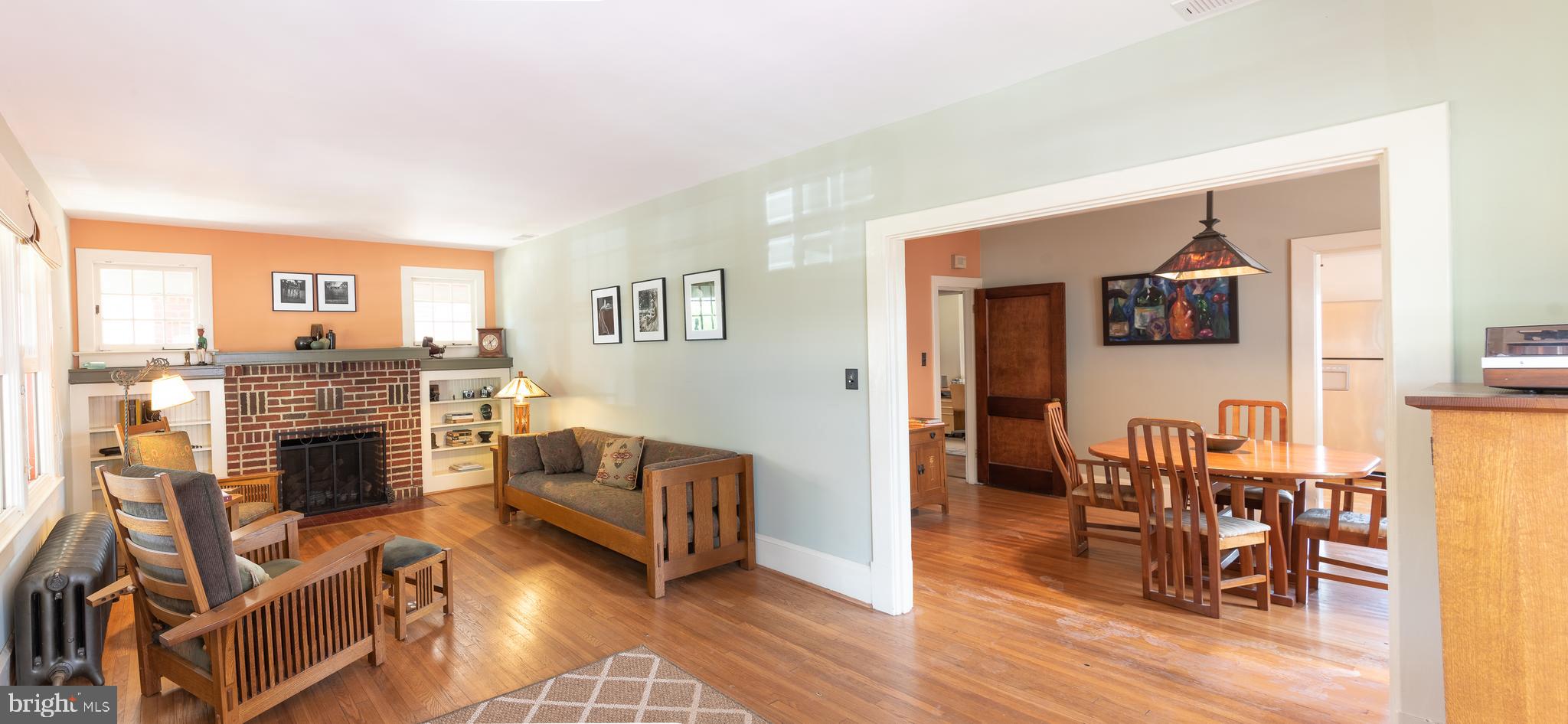 1410 Hamilton Street Northwest Washington, DC 20011 - Photo 7 of 30 View to dining room from entryway