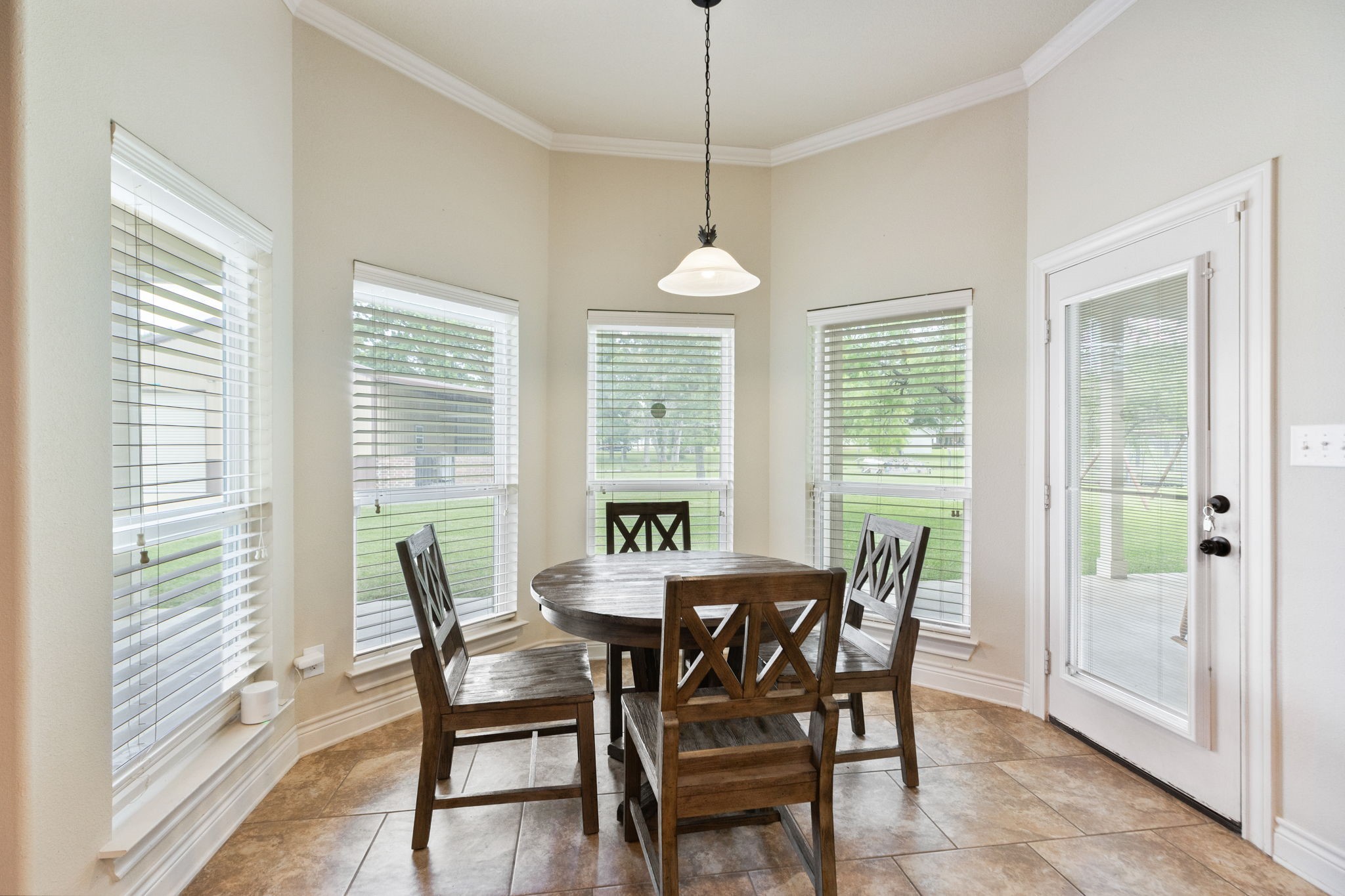 101 Pin Oak Lane Hempstead, TX 77445 - Photo 20 of 50 a view of a dining room with furniture window and outside view