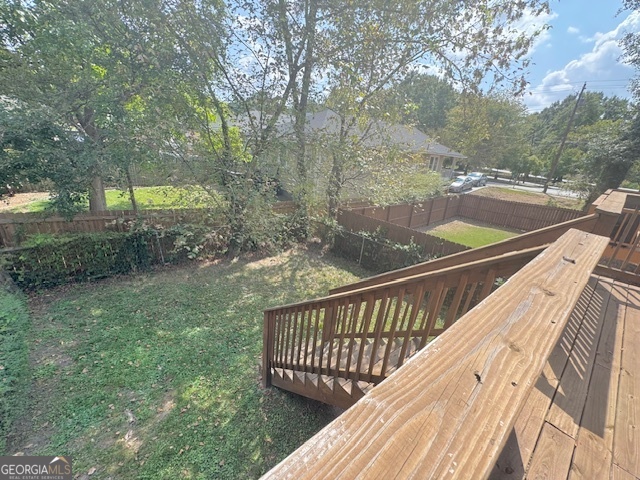 820 Peeples Street Southwest, Unit 820 Atlanta, GA 30310 - Photo 37 of 37 a view of balcony with wooden floor and fence